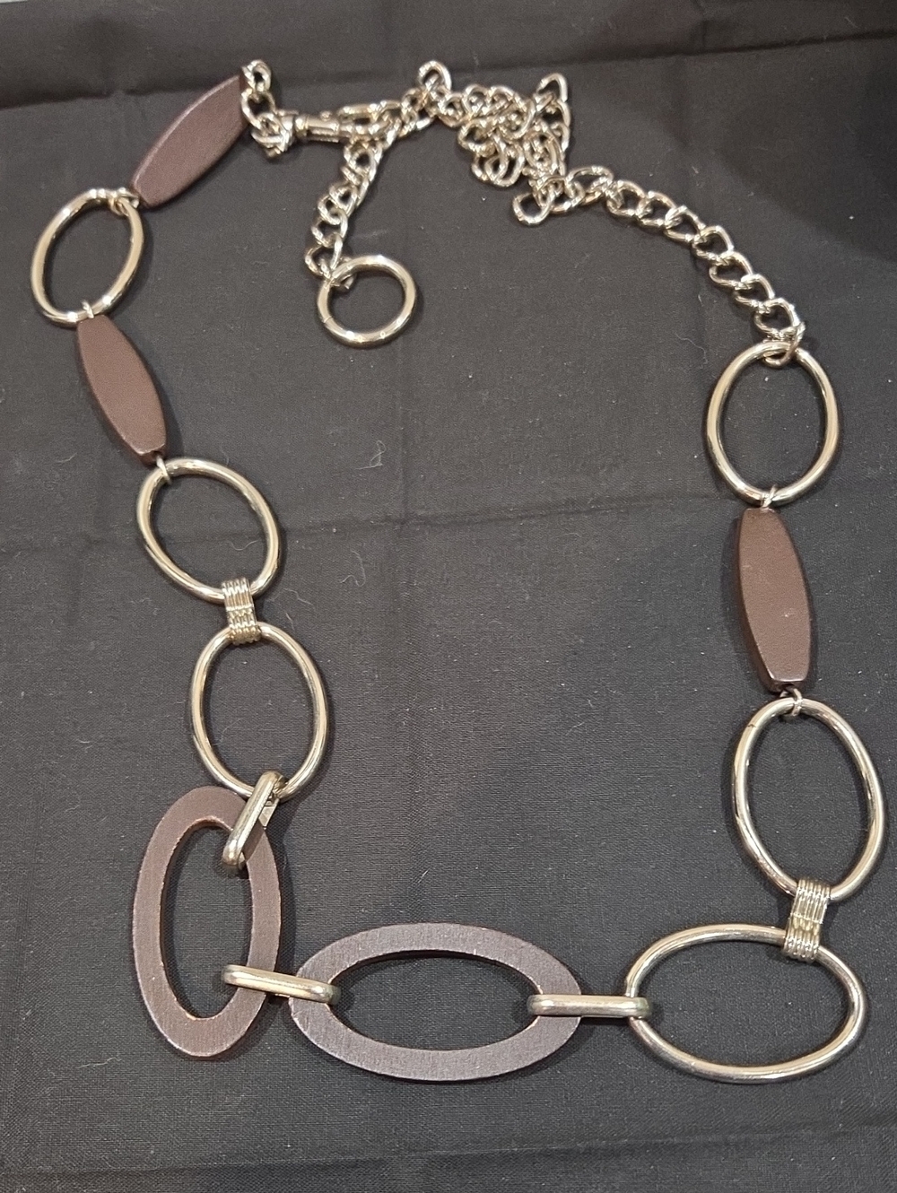 WOOD AND CHAIN BELT